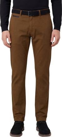 Gardeur katoenen Gardeur normale fit benny pantalon bruin effen