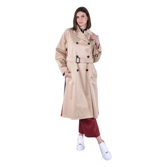 Max Mara Trench Coat - female - Weekend Max Mara - Double-Breasted Coats - Beige - M - Coats