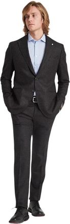 Luigi Bianchi Mantova Elegante Jurk - Heren - Business pakken - Bruin - 2XL - Kostuums