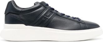Hogan H580 Leren Sneakers - Heren - Sneakers - Blauw - 40 EU - Leer - Schoenen