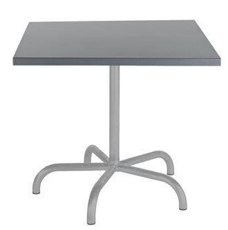 Schubiger M&ouml;bel Metalltisch S&auml;ntis Quadratisch