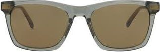 Dunhill 54mm Square Sunglasses in Grey Grey Brown at Nordstrom Rack