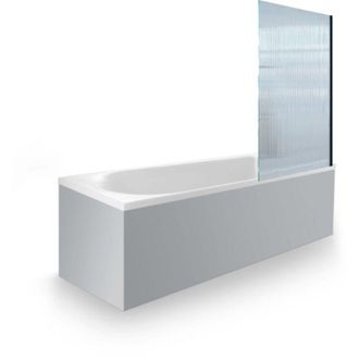 Duravit Ba&ntilde;era Derecha 160 X 70 Cm Duravit D-neo + Mampara De Ba&ntilde;era Aurys Raywall, Negro Mate