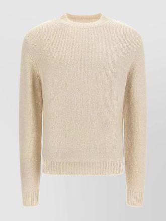Jil Sander alpaca wool oversized crewneck jumper