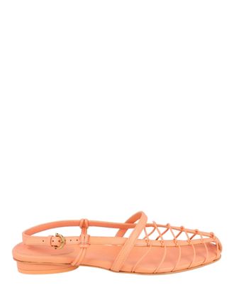 Ferragamo Shay 10 Caged Slingback Sandals