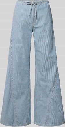 Guess Jogger Pants mit Bindeg&uuml;rtel und Eingrifftaschen in Blau, Gr&ouml;&szlig;e 25/32