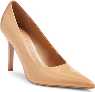 Open Edit Demetra Pointed Toe Pump in Beige Blush at Nordstrom, Size 11