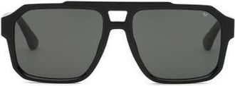 Philipp Plein Sunglasses Men in Black/black at Nordstrom, Size +0.00