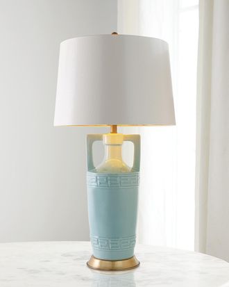 Port 68 Regency White Table Lamp