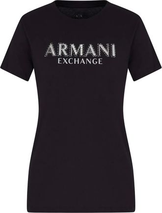 A|X Armani Exchange logo-embellished T-shirt - Black