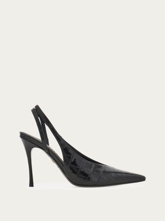 Ferragamo Donna Slingback Nero Taglia 35.5