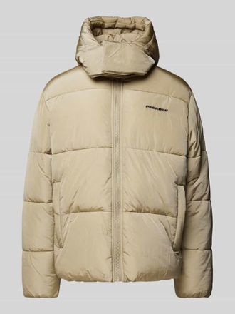 Pegador Steppjacke mit Stehkragen Modell MARTEN in Beige, Gr&ouml;&szlig;e XL