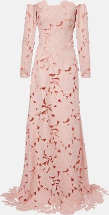 Costarellos Abito lungo Kasia in off-shoulder