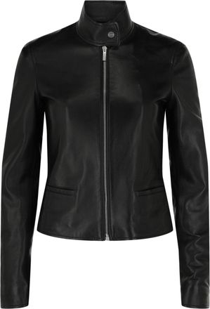 Ferragamo Leather Biker Jacket