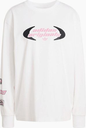 adidas Originals Adidas Originals Womens Ls T-Shirt - White - Size: 12