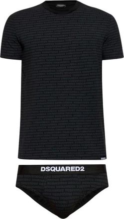 Dsquared2 Heren, Ondergoed, Zwart, Maat: L Tweed