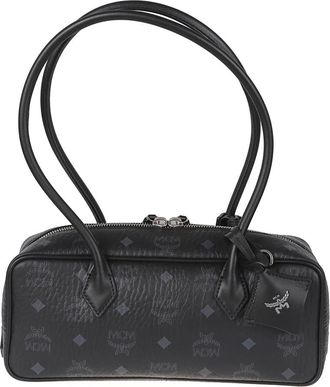 MCM Aren East West Schoudertas - Dames - Schoudertassen - Zwart - ONE Size - Leer - Tassen