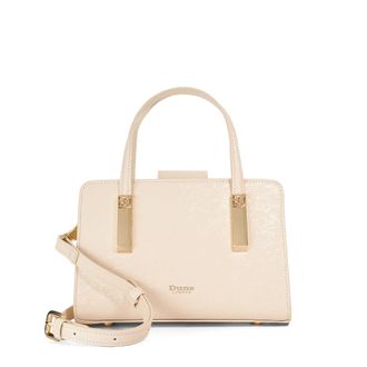 Dune London Womens Accessories Dinkydenbey - Small Top Handle Tote - Beige - One Size