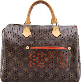 Louis Vuitton Speedy Handbag Perforated Monogram Canvas 30 satchel - Bruin