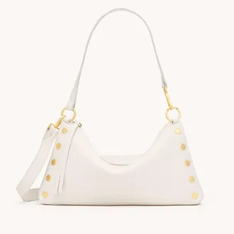 Hammitt Hammitt Kyle Calla Lily White Brushed Gold Med