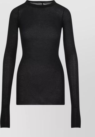 Rick Owens ribbed slim-fit long-sleeve t-shirt