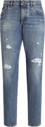 Dolce & Gabbana Jeans con effetto vissuto - Blu
