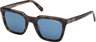 Guess Square Zonnebrillen - Heren - Zonnebrillen - Blauw - 51 MM - Accessoires