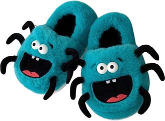 Generic Animal Plush Slippers for Women Men Winter Warm Cute Bear Capybara Penguin House Slides Cozy Fuzzy Fluffy Cartoon Shoes Non-slip Soft Comfortable Indo