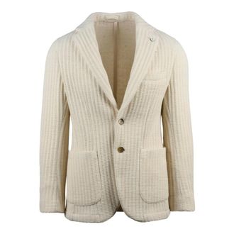 L.B.M. 1911 L.b.m. 1911, Heren, Jassen, Beige, Maat: M Wol