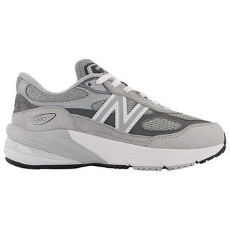 New Balance Boys 990 V6 - Preschool Running Shoes Grey/Grey Size 11.0