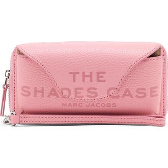 Marc Jacobs The Shades Leather Sunglasses Wristlet in Ribbon Pink at Nordstrom