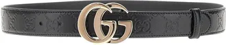 Gucci GG Milano leather belt Woman 80