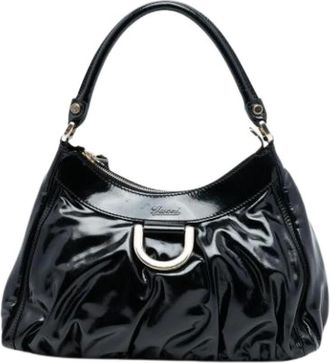Gucci Pre-owned Shoulder Bags, female, Black, Size: ONE SIZE Pre-owned The Abbey D-Ring Handbag