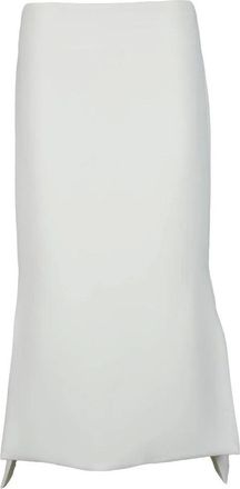 Sportmax Long White Skirt and Elegant Silhouette