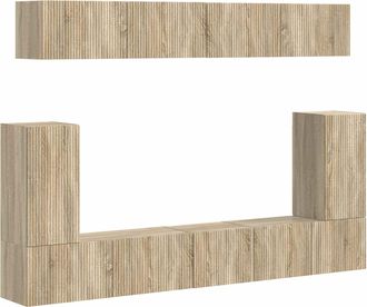 vidaXL Conjunto De Mueble De Tv 5 Uds. Roble Sonoma Vidaxl
