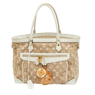 Louis Vuitton Pre-owned Tote Bags, female, White, Size: ONE SIZE Pre-owned Sabbia Cabas Tote
