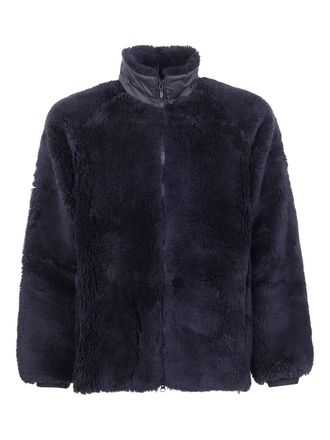 Needles zip-up teddy jacket - Nero