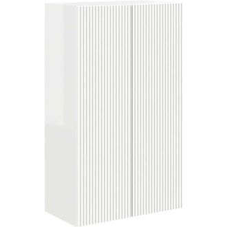 vidaXL Mueble De Tv Montado En La Pared Brillante 59,5 X 31 X 100 Cm Vidaxl