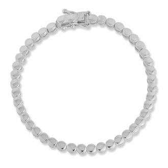 Glaze Jewelry Sterling Silver Polished Tennis Bracelet