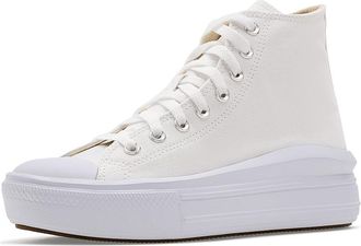 Converse Chuck Taylor(r) All Star(r) Move Platform Hi Womens Shoes White/Natural Ivory/Black : 7.5 B - Medium, Textile