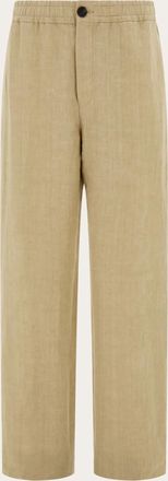 Ferragamo Men Tailored jogger Beige