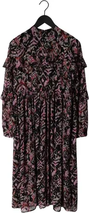 Notes du Nord Kleedjes, Dames, Veelkleurig, XS, Fabiola Lurex Midi Jurk