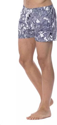 Roberto Cavalli Light Blue Polyester Men Swimwear Clothing