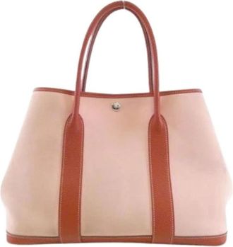 Herm&egrave;s Pre-owned Vintage Tote Bag - Dames - Vintage Shopper - Roze - ONE Size - Leer - Vintage
