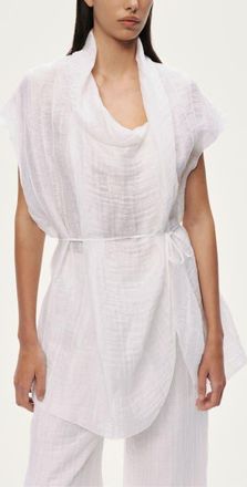 Nocturne Belted Vest in Ivory at Nordstrom, Size X-Large Eu