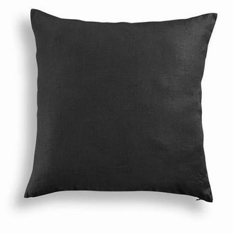 Solino Home Linen Pillow Cover - Montauk in Black at Nordstrom, Size Large