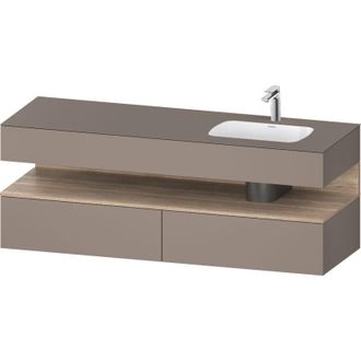Duravit Qatego Lavabo Encastrado Con Base De Lavabo Consola, - Duravit