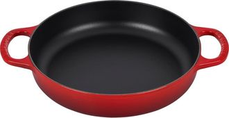 LE CREUSET Signature Enamel Cast Iron Everyday Pan in Cerise at Nordstrom