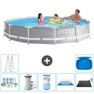 Intex Piscina Prism Frame Redonda - 366x76 Cm - 7-piezas S31930