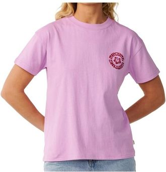 Rip Curl Surf Puff Party Pack Relaxed T-Shirt f&uuml;r Damen | rosa